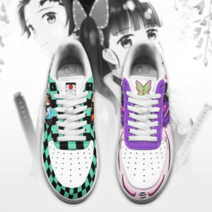 Tanjiro and Kanao Air Shoes Custom Anime Demon Slayer Sneakers 7