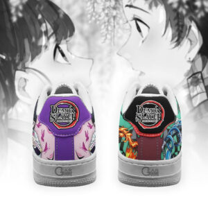 Tanjiro and Kanao Air Shoes Custom Anime Demon Slayer Sneakers 6