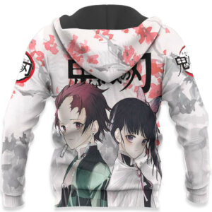 Tanjiro and Kanao Hoodie Custom Kimetsu Anime Merch Clothes Valentine's Gifts 10