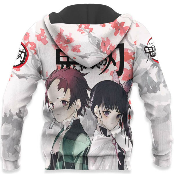 Tanjiro and Kanao Hoodie Custom Kimetsu Anime Merch Clothes Valentine's Gifts 5