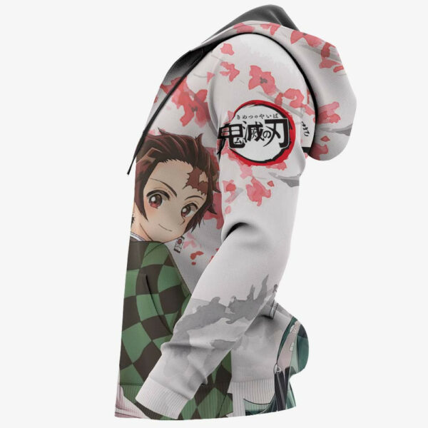 Tanjiro and Kanao Hoodie Custom Kimetsu Anime Merch Clothes Valentine's Gifts 6