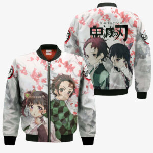 Tanjiro and Kanao Hoodie Custom Kimetsu Anime Merch Clothes Valentine's Gifts 9