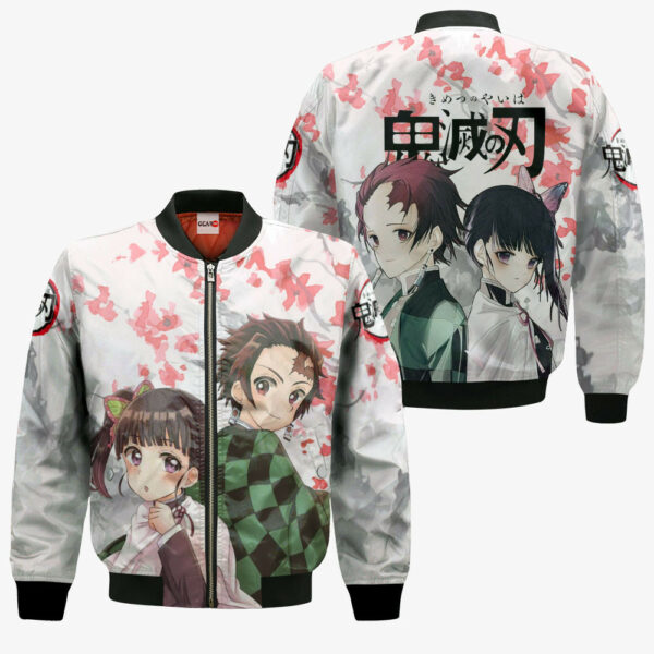 Tanjiro and Kanao Hoodie Custom Kimetsu Anime Merch Clothes Valentine's Gifts 4