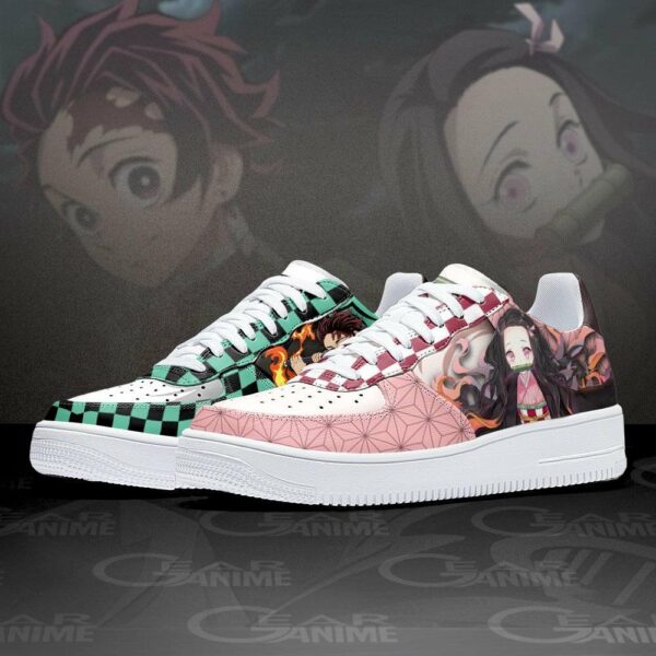 Tanjiro and Nezuko Air Shoes Custom Anime Demon Slayer Sneakers 2