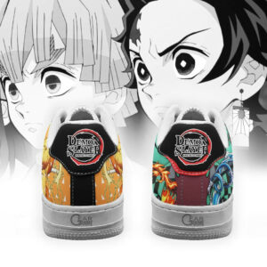 Tanjiro and Zenitsu Air Shoes Custom Anime Demon Slayer Sneakers 6