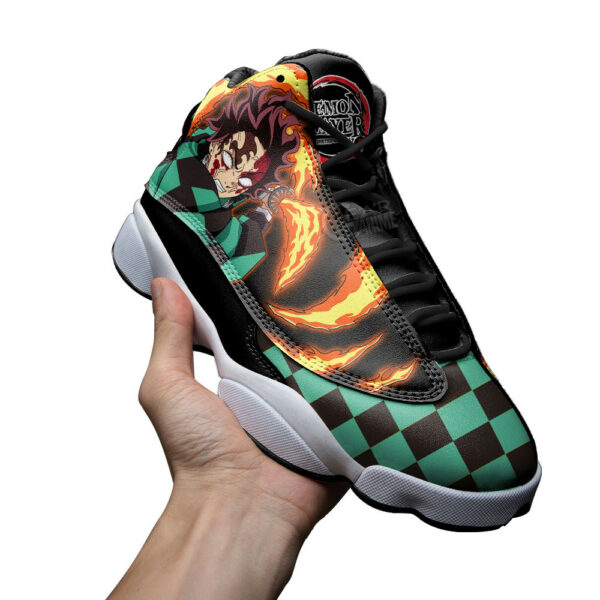 Tanjiro Bloody Rage JD13 Shoes Demon Slayer Custom Anime Sneakers 4