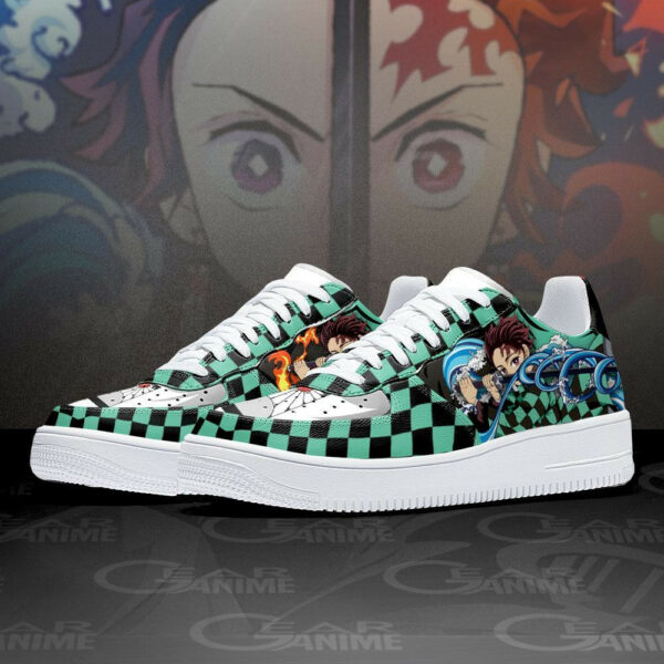 Tanjiro Breathing Air Shoes Custom Anime Demon Slayer Sneakers 2