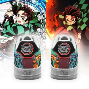 Tanjiro Breathing Air Shoes Custom Anime Demon Slayer Sneakers 6