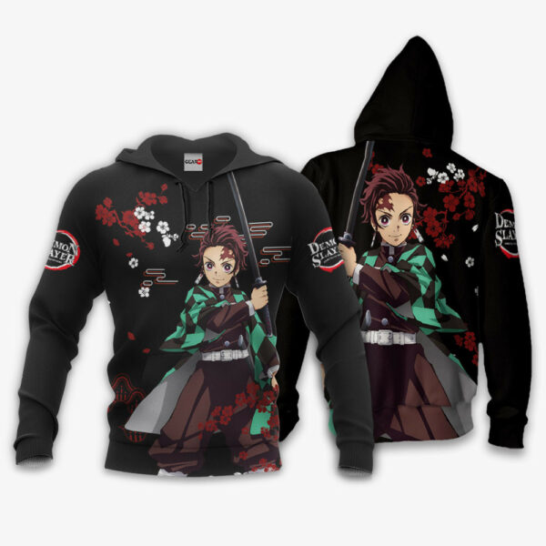 Tanjiro Kamado Hoodie Custom Kimetsu Anime Merch Clothes Japan Style 3