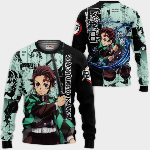 Tanjiro Kamado Hoodie Custom Kimetsu Anime Merch Clothes Manga Style 2