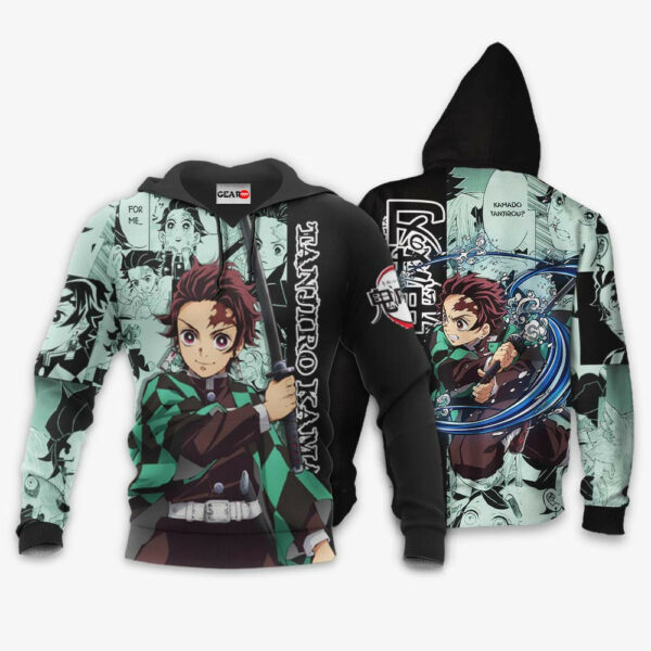 Tanjiro Kamado Hoodie Custom Kimetsu Anime Merch Clothes Manga Style 3