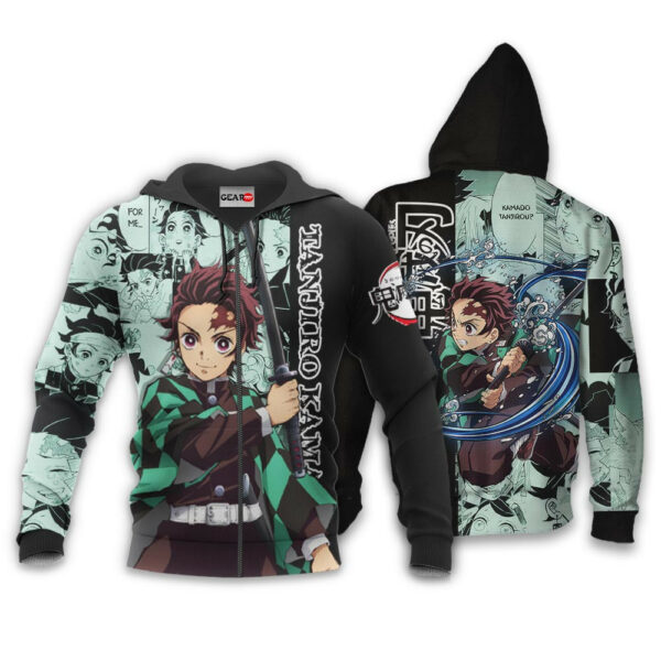 Tanjiro Kamado Hoodie Custom Kimetsu Anime Merch Clothes Manga Style 1