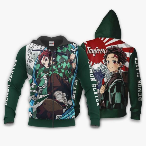 Tanjiro Kamado Hoodie Kimetsu Anime Merch Clothes 1