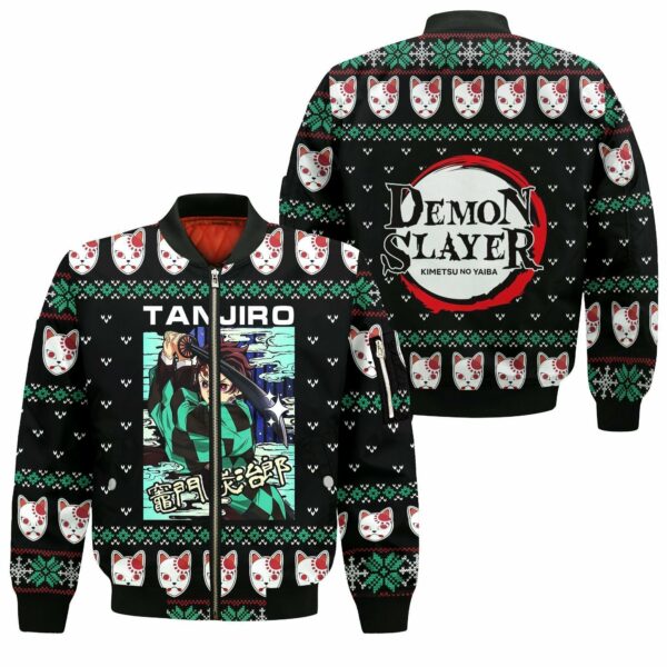 Tanjiro Kamado Ugly Christmas Sweater Kimetsu Anime Xmas Custom Clothes 4