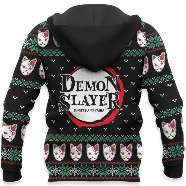 Tanjiro Kamado Ugly Christmas Sweater Kimetsu Anime Xmas Custom Clothes 6