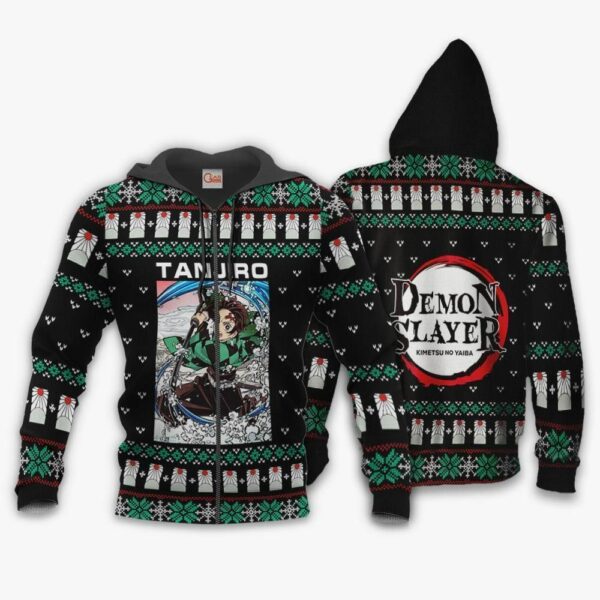 Tanjiro Kamado Ugly Sweater Christmas Kimetsu Anime Gift 2