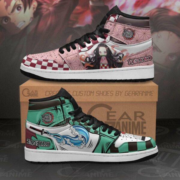 Tanjiro & Nezuko Shoes Custom Demon Slayer Anime Sneakers 1