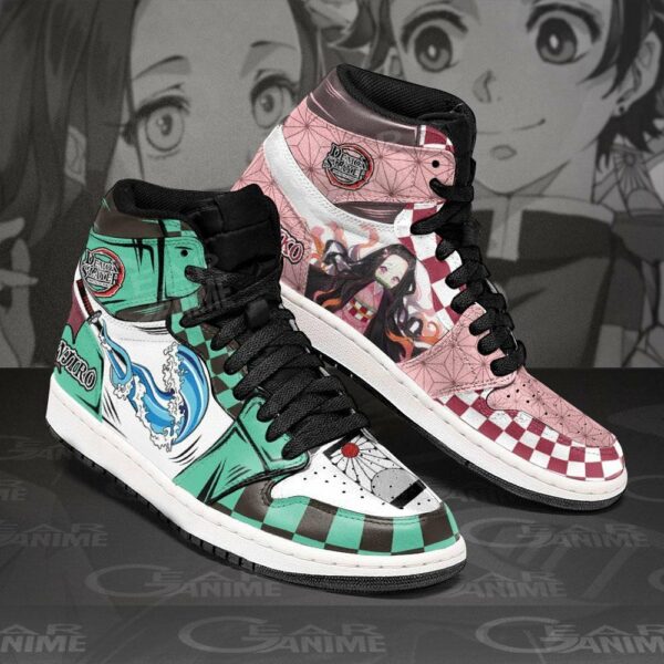 Tanjiro & Nezuko Shoes Custom Demon Slayer Anime Sneakers 2