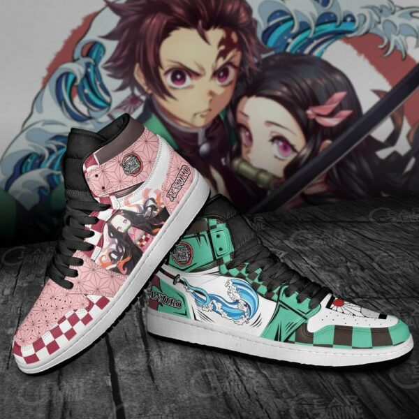 Tanjiro & Nezuko Shoes Custom Demon Slayer Anime Sneakers 3