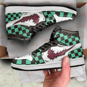 Tanjiro Shoes Scar Demon Slayer Custom Anime Sneakers 7