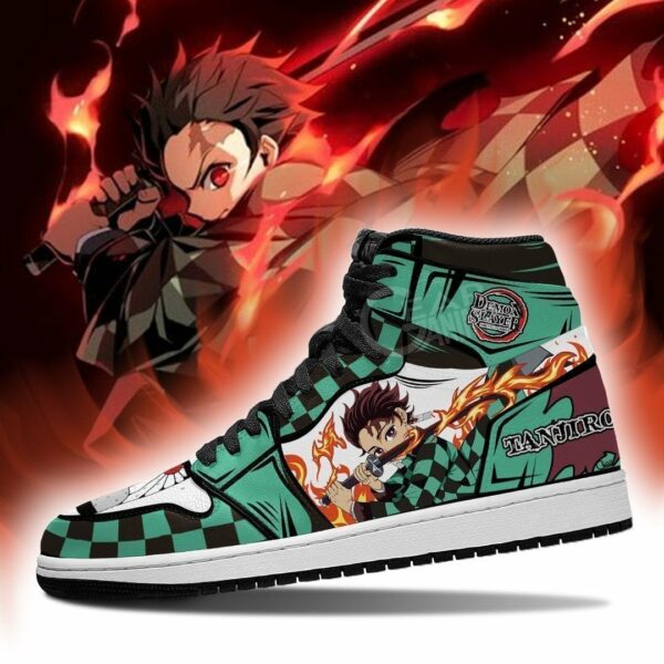 Tanjiro Shoes Sun Breathing Custom Anime Demon Slayer Custom Sneakers 3