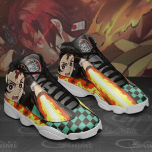 Tanjiro Shoes Sun Breathing Custom Anime Demon Slayer Sneakers 7