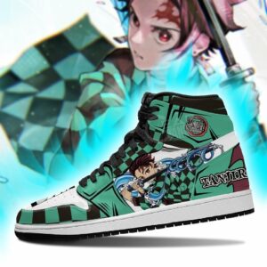 Tanjiro Sneaker Custom Water & Sun Breathing Demon Slayer Anime Sneakers 9