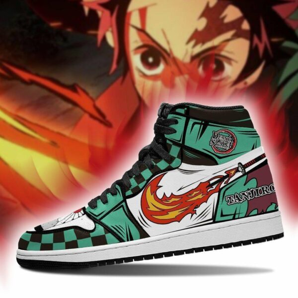 Tanjiro Sun Breathing Shoes Custom Anime Demon Slayer Sneakers 3