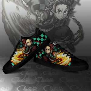 Tanjiro Sun Breathing Skate Shoes Custom Demon Slayer Anime Sneakers 6