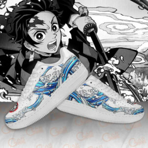 Tanjiro Water Air Shoes Custom Anime Demon Slayer Sneakers For Fans 7