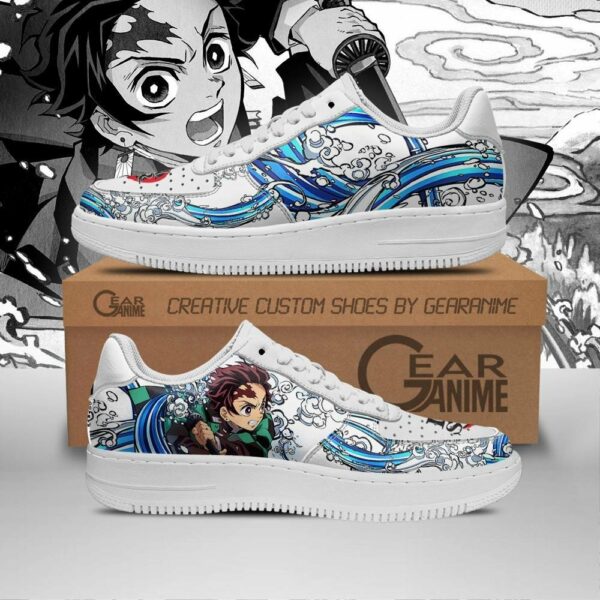 Tanjiro Water Air Shoes Custom Anime Demon Slayer Sneakers For Fans 1