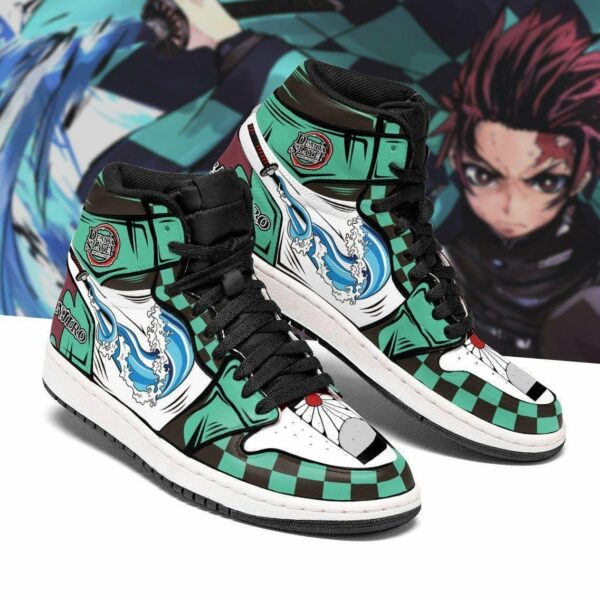 Tanjiro Water Breathing Shoes Custom Demon Slayer Anime Sneakers 1