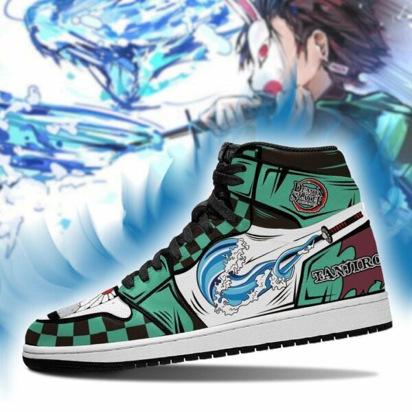 Tanjiro Water Breathing Shoes Custom Demon Slayer Anime Sneakers 3