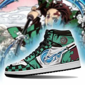 Tanjiro Water Breathing Shoes Custom Noname Anime Demon Slayer KNY Sneakers 5