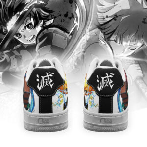 Tanjiro & Zenitsu Air Shoes Custom Breathing Demon Slayer Anime Sneakers 5
