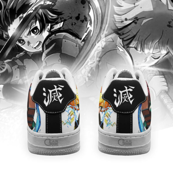 Tanjiro & Zenitsu Air Shoes Custom Breathing Demon Slayer Anime Sneakers 3
