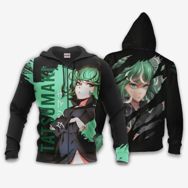 Tatsumaki Hoodie Custom OPM Anime Merch Clothes 1