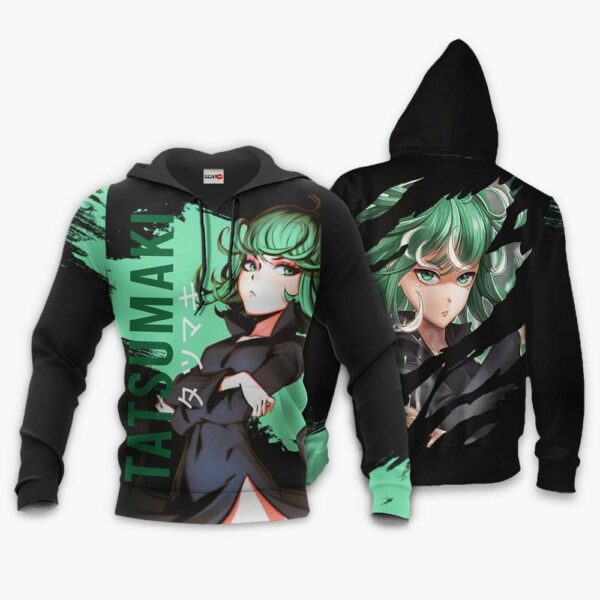 Tatsumaki Hoodie Custom OPM Anime Merch Clothes 3