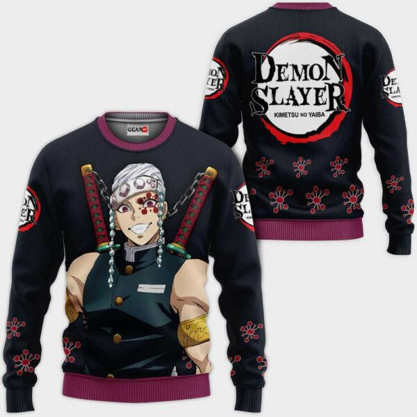 Tengen Uzui Hoodie Custom Kimetsu Anime Merch Clothes 2