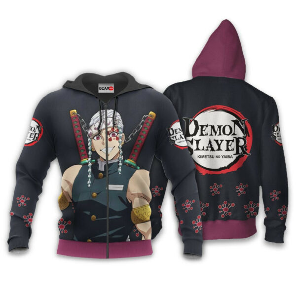 Tengen Uzui Hoodie Custom Kimetsu Anime Merch Clothes 1