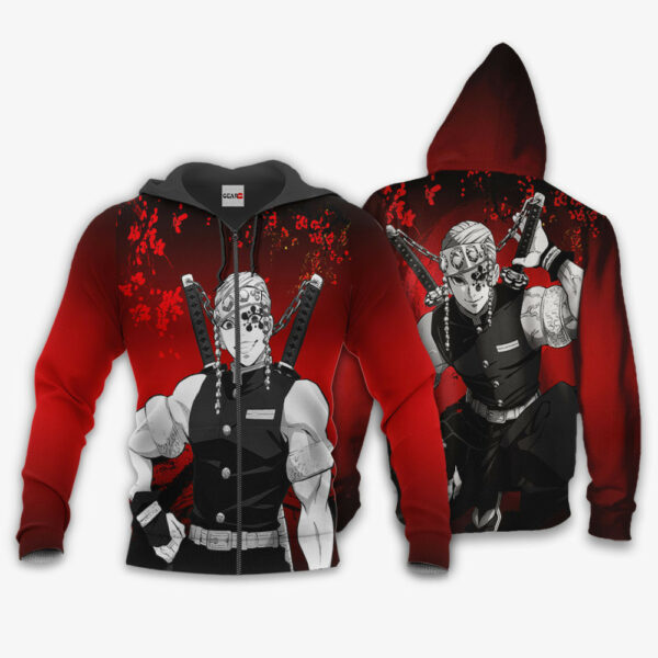 Tengen Uzui Hoodie Custom Kimetsu Anime Merch Clothes Japan Art 1