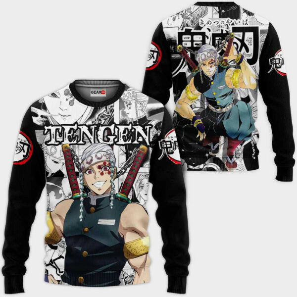 Tengen Uzui Hoodie Custom Kimetsu Anime Merch Clothes Manga Style 2