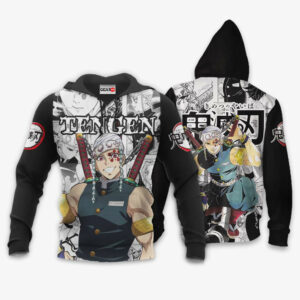 Tengen Uzui Hoodie Custom Kimetsu Anime Merch Clothes Manga Style 8