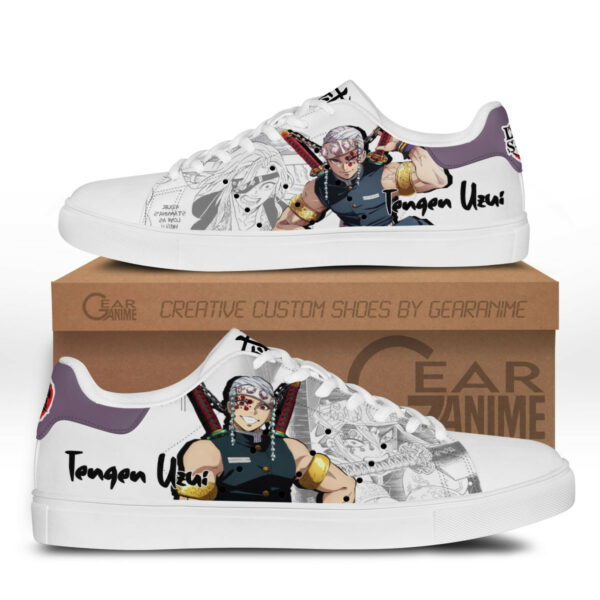Tengen Uzui Skate Shoes Custom Demon Slayer Anime Sneakers 1