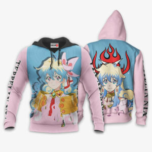 Teppelin Nia Hoodie Custom Tengen Toppa Gurren Lagann Anime Merch Clothes 8