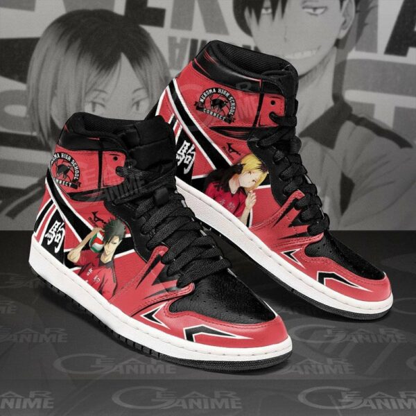 Tetsuro Kuroo and Kenma Kozume Shoes Custom Haikyuu Anime Sneakers 2