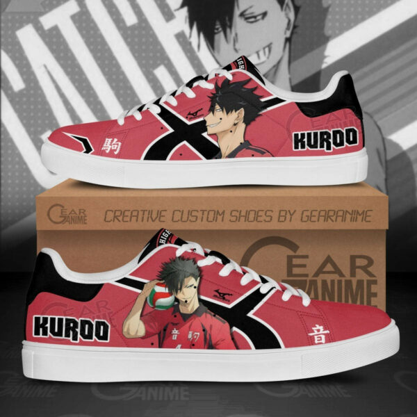 Tetsuro Kuroo Skate Shoes Custom Haikyuu Anime Sneakers 1