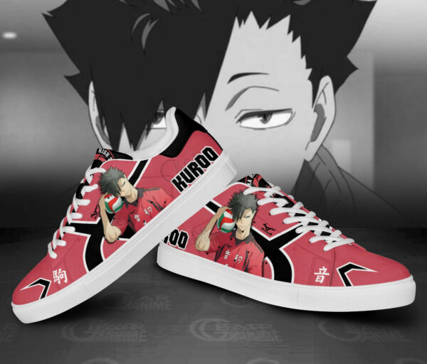 Tetsuro Kuroo Skate Shoes Custom Haikyuu Anime Sneakers 3