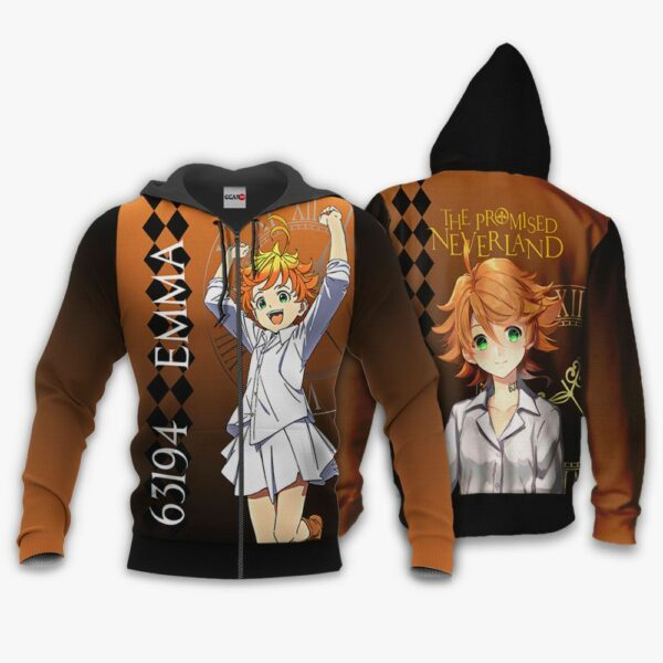 The Promised Neverland Emma Hoodie Anime Shirt Jacket 1