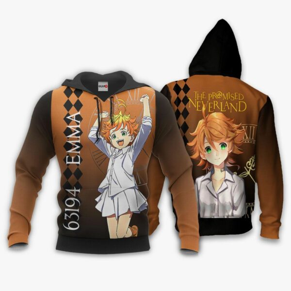 The Promised Neverland Emma Hoodie Anime Shirt Jacket 3